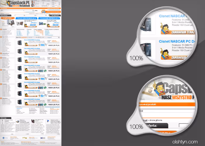 Capslock.pl to profesjonalny projekt sklepu internetowego z mojego portfolio jako programista WordPress, zrealizowany w 2013 roku. Był to zaawansowany e-comm...