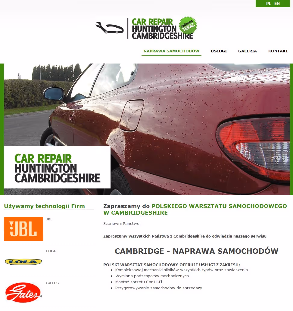 Projekt strony car-mechanic-huntington.co.uk został stworzony z myślą o profesjonalnym przedstawieniu usług warsztatu samochodowego. Głównym celem witryny by...