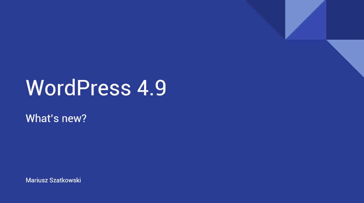 'Ewolucja wordpressa: Od wersji 4.9 do ery gutenberga (5.0+)'