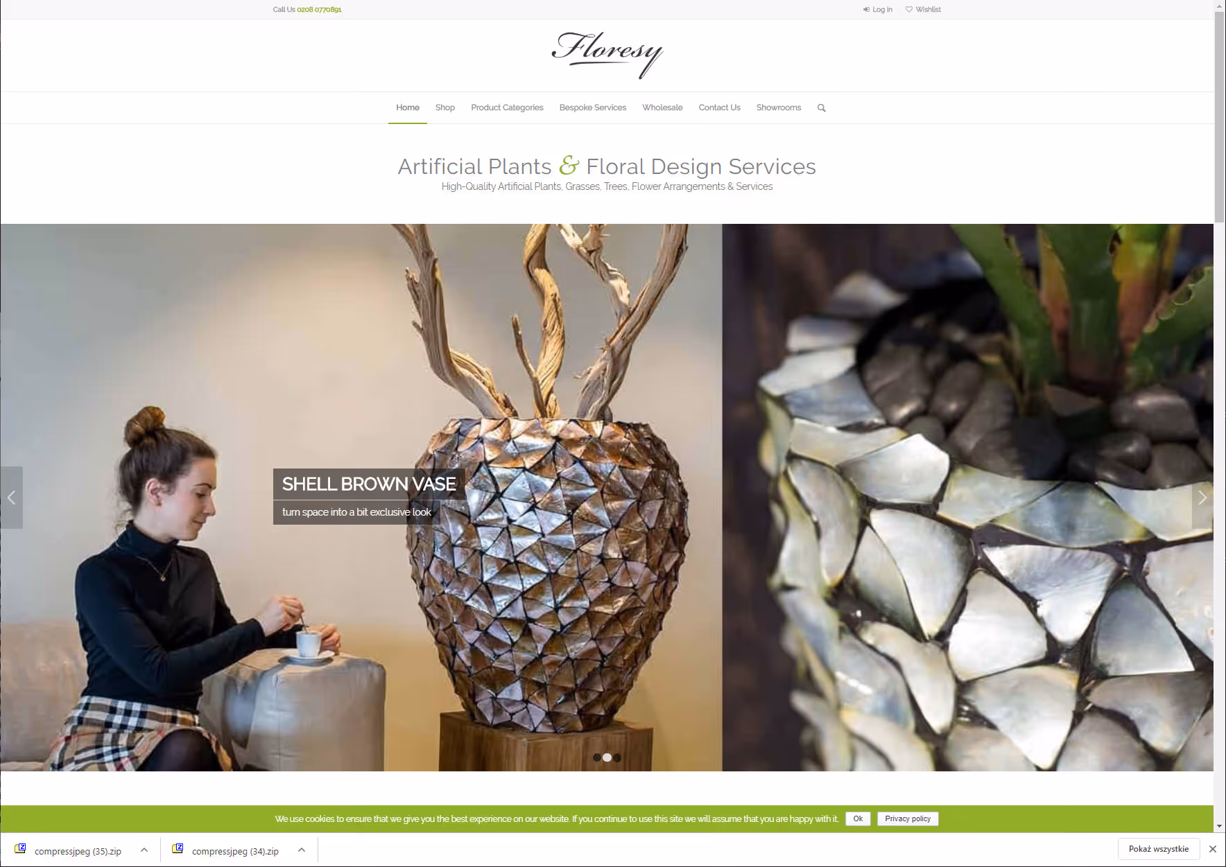 Floresy.online to witryna stworzona dla Floresy, wiodącego producenta, hurtownika i detalisty sztucznych roślin, kwiatów i drzew. Firma działa w branży od p...