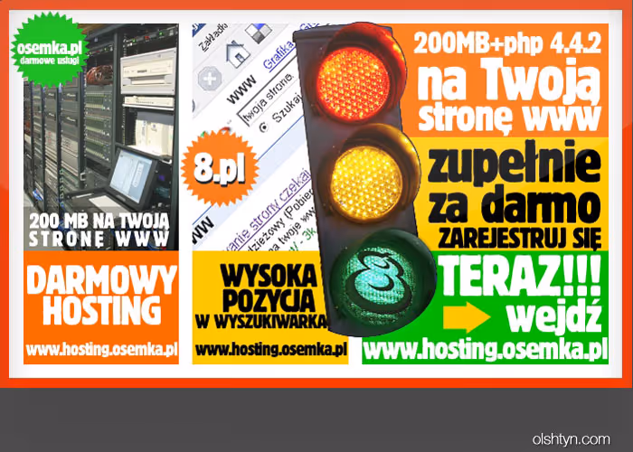 Pakiet różnych banerów specjalnych dla strony osemka.pl