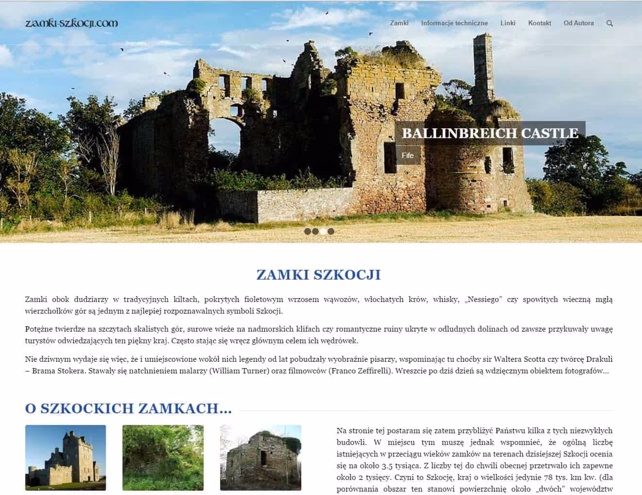zamki-szkocji.com to kompleksowy portal informacyjny poświęcony zamkom Szkocji, który łączy bogactwo historycznych treści, interaktywne mapy, galerie zdjęć o...